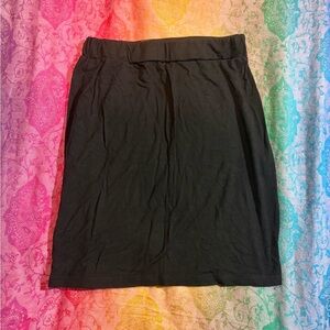 Basic Black Women's Mini Skirt